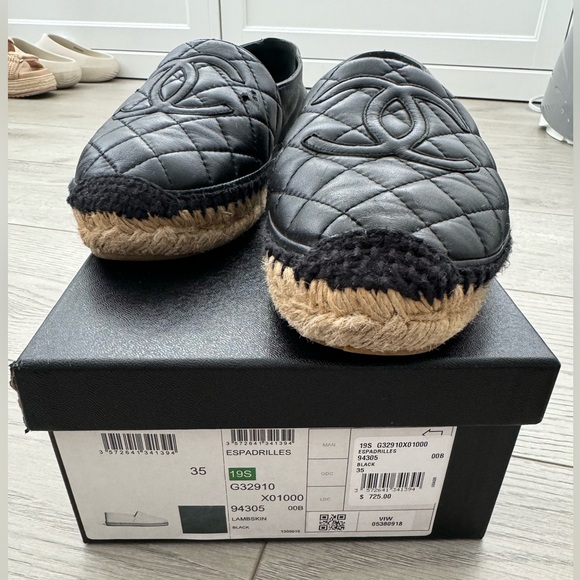 Chanel Espadrilles Black 35 - Picture 3 of 6